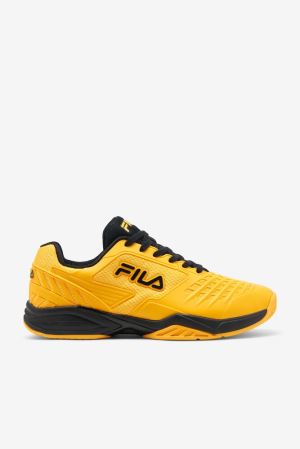 FILA Axilus 2 Energized Tennis Shoes Yellow / Black,Mens Tennis | CA.BLWIQK876